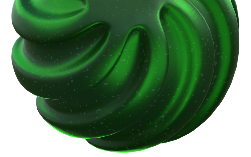 Green sustainable energy abstract background Abstract 3D green swirl background for sustainable solar energy brand Gaotu Innovation GTPOW