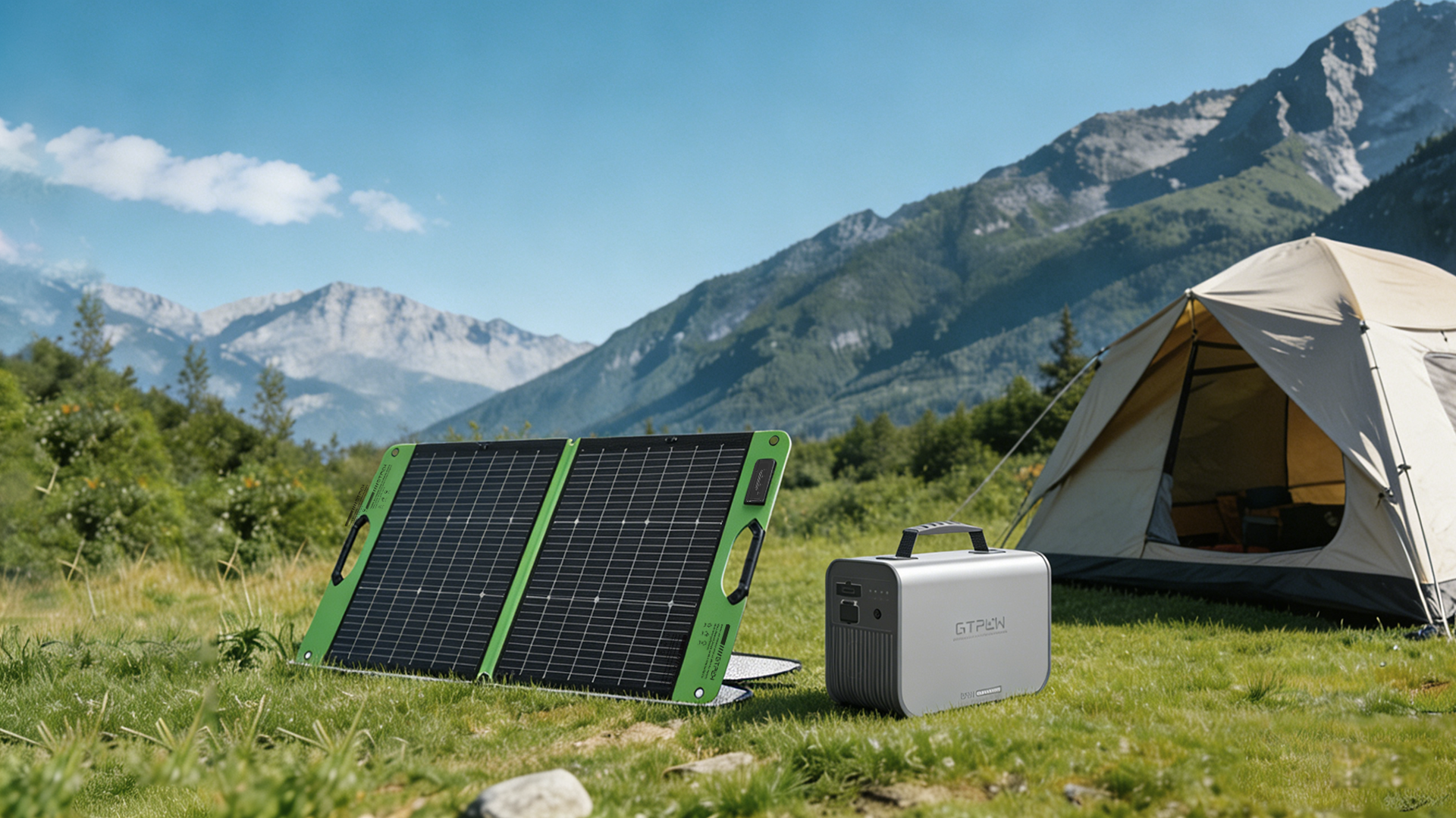 Portable foldable solar panel kit for camping and RV off-grid outdoor power supply wholesale