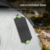 Waterproof Durable Solar Panel Tote Fabric Waterproof durable fabric construction of GTPOW 45W solar charger tote for outdoor use