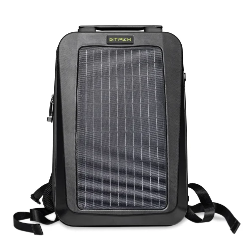 25% efficiency monocrystalline solar backpack with ergonomic design, IP65 waterproof for camping travel. Accept custom logo & bulk orders for distributors.