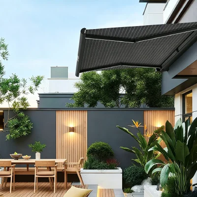 主图 (1) GTPOW Double-Sided Solar-Powered Electric Awning