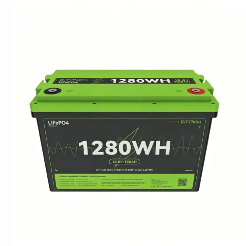 1280Wh Lithium Iron Phosphate Deep-Cycle Battery