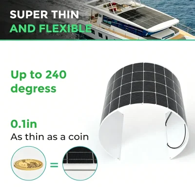 160W BC Flexible Monocrystalline Solar Panel 160W BC Flexible Monocrystalline Solar Panel