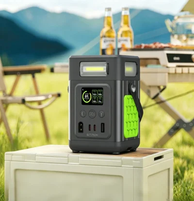 GTPOW GT-ES200 Portable Power Station Outdoor Camping Scene GTPOW GT-ES200 130W Portable Power Station Used for Outdoor Camping Off-Grid Power Supply