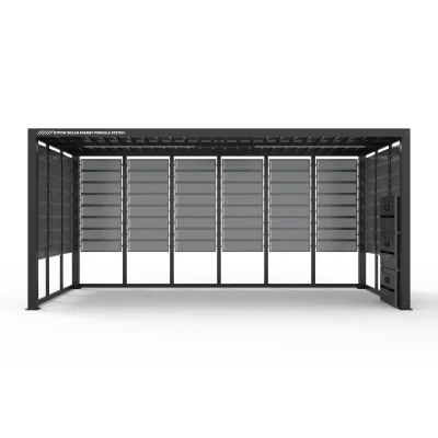 GTPOW Solar Carport Shade Pavilion
