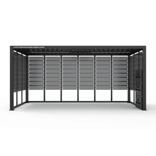 GTPOW Solar Carport Shade Pavilion