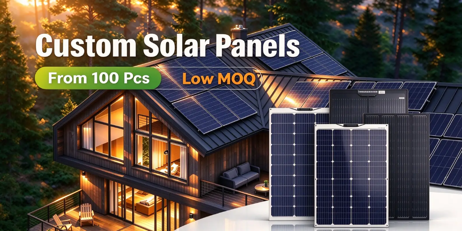 Low MOQ custom solar panel manufacturing line at Gaotu Innovation supporting small batch OEM and ODM orders