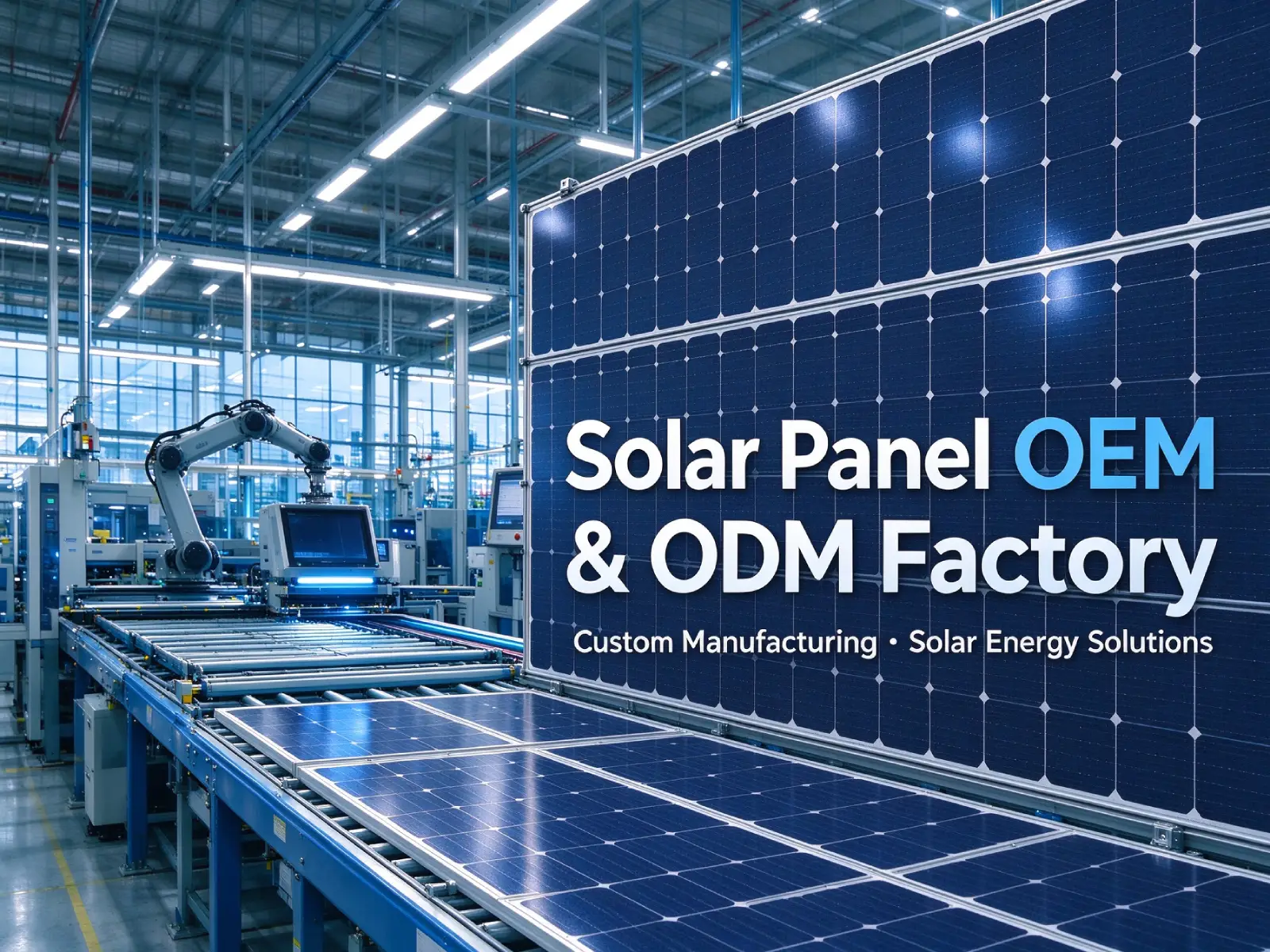 Customizable Items in Our Solar Panel OEM & ODM Factory